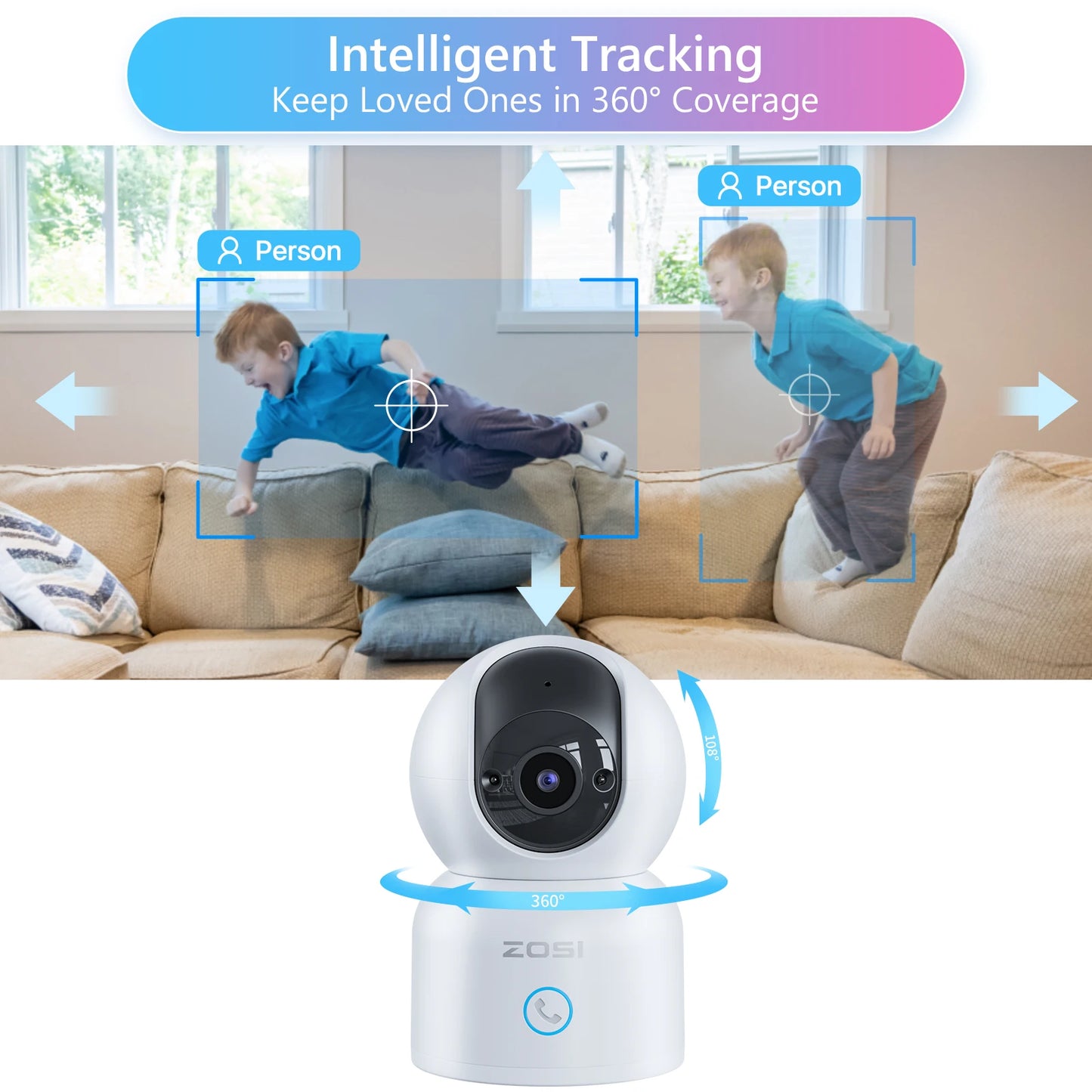 Guardian360 Smart Camera for Babies & Pets